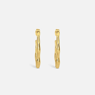 ZEPHYR HOOP EARRINGS - GOLD