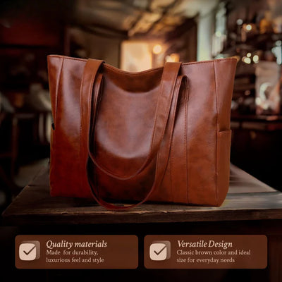Mia™ Timeless Elegance | Classic Tote Leather Bag