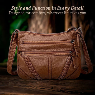 Zoe™ Classic Harmony | Stylish Compact Leather Bag