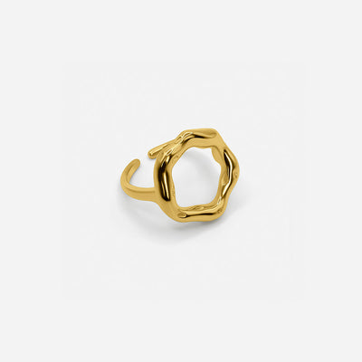 OPEN CIRCLE RING - GOLD